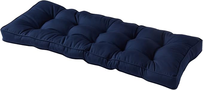 Outdoor 51 x 18-inch Sunbrella Bench Cushion, Canvas Navy