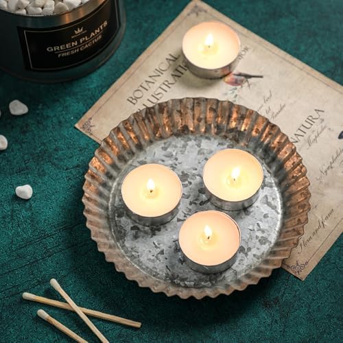 Unscented Tealight Candles 200 Pack 4 Hours - Image 3