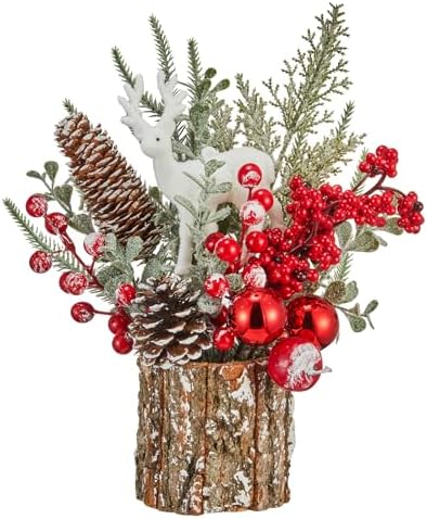 Xmas Decor Stump Small Christmas Tree - Image 5