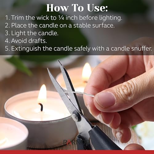 400 Pack Tealight Candles in Metal Cups - Clean, White Unscented with 4.5 Hour Long Burning Time - Votive Candles Bulk for Romantic Dinner, Weddings, Spa & Hotels by PARNOO - Image 5