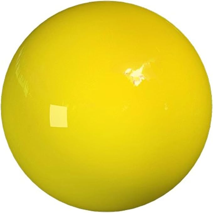 Gazing Globe Decor Ball, Hollow Gazing Ball, Seamless Stainless Steel Polished Reflective Smooth Mirror Garden Sphere Globe, Props of Photography, Garden Home Decor (Yellow, Dia: 4 inch/10cm)