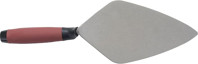 MARSHALLTOWN Brick Trowels, London Style, 10 x 4-5/8 Inch, DuraSoft Handle, Brickwork, Blockwork, Stonework, Masonry, Assembled in USA, 33 10FG
