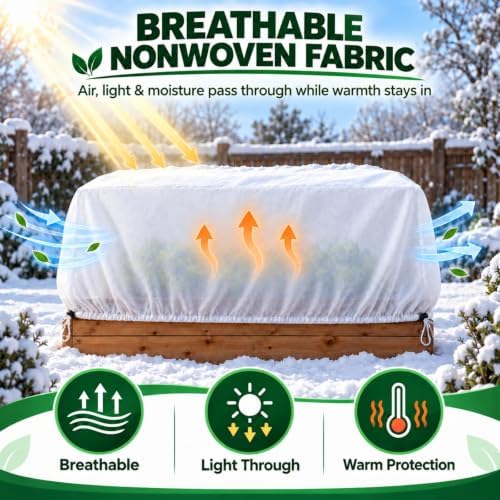 2 Pack Plant Covers Freeze Protection for 4 x 2 ft Raised Garden Beds - Image 6