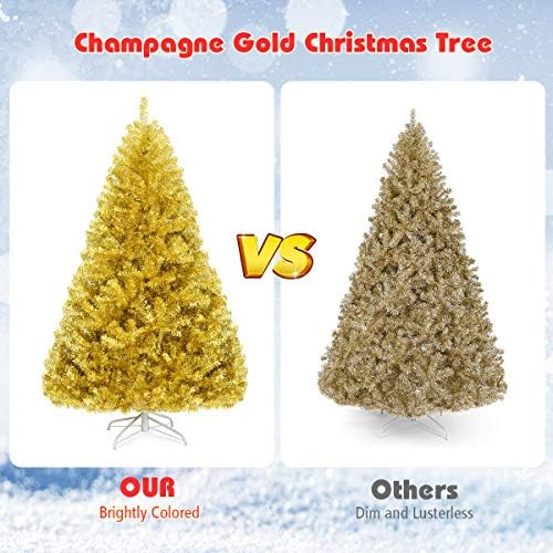 Goplus 6ft Artificial Christmas Tree with 1036 Branch Tips, Unlit - Image 5