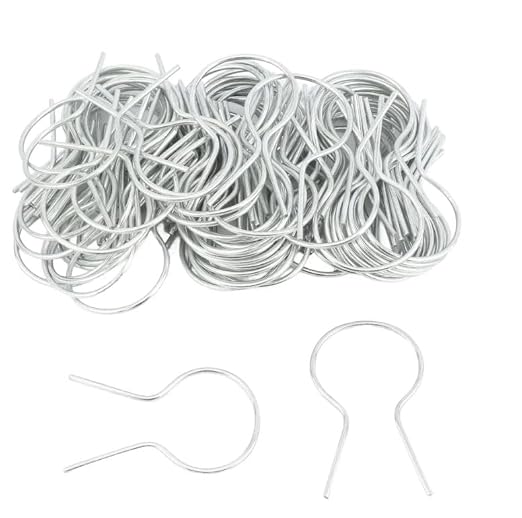 EZ Twist 1 5/8" Preformed 11 Gauge Galvanized Steel Fence Ties - (100 Pack)