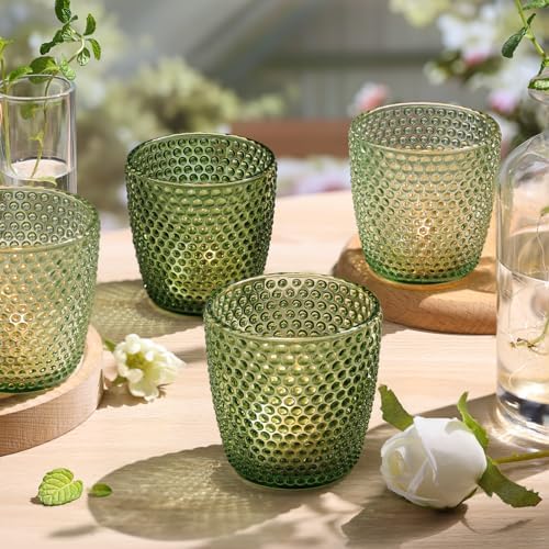 Volens Colored Green Votive Candle Holders 12pcs Tealight Candle Holder - Image 4