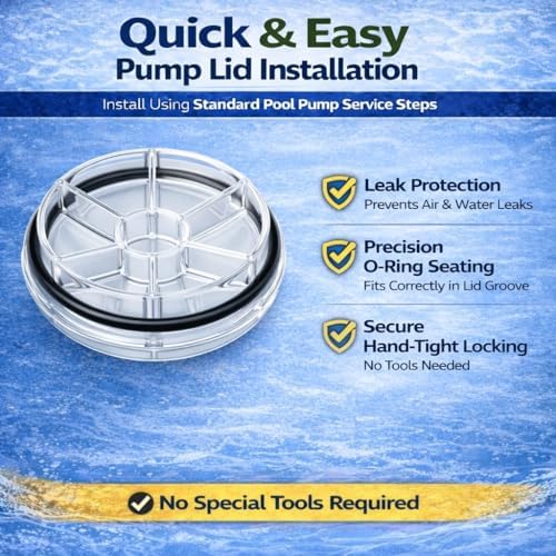 350013 350013Z Lid O-Ring Replacement for Pentair WhisperFlo IntelliFlo