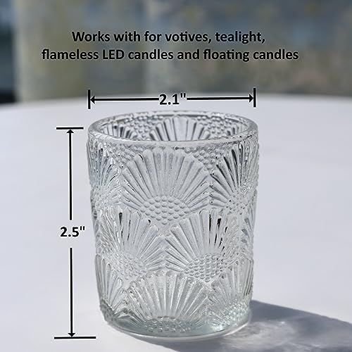 Woho 12pcs Clear Votive Candle Holders, Tealight Candle Holder for Wedding - Image 5