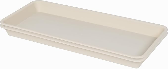 2 Pack of Plastic Plant Saucer
