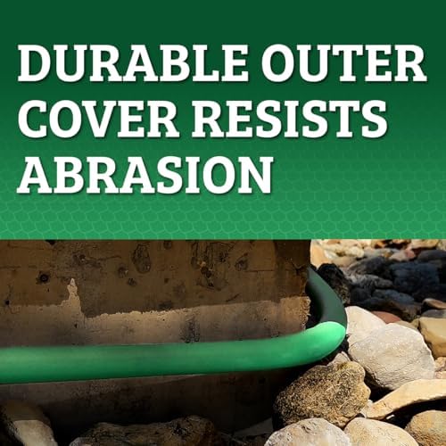 Flexzilla Colors Lead-In Garden Hose 5/8in. x 5ft., Lightweight All-Weather Water Hose, Durable and Flexible, Leak-Free Connections, Forest Green - Image 4