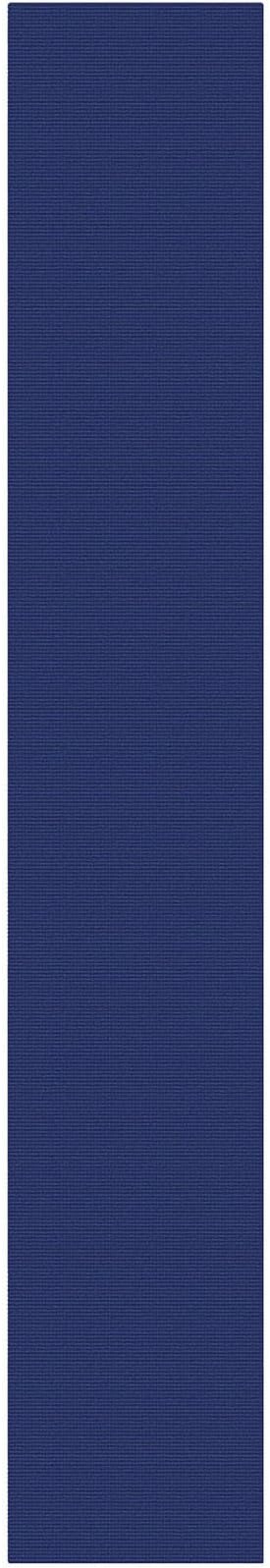 KOZYFLY 3x16 Runners Rugs for Hallway, Extra Long Washable Runner Rug, Non Slip Rubber Backed Kitchen Runner, Cotton Entryway Rug, Floor Carpet for Entry, Aisle, Hall, Royal Blue/Navy