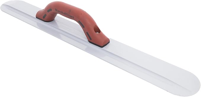 MARSHALLTOWN Round End Magnesium Hand Float, 24 Inch x 3-1/8 Inch, Standard DuraSoft Handle, Eliminates Float Marks, Provides Smooth Finish, Assembled in USA, Concrete Float, 155D
