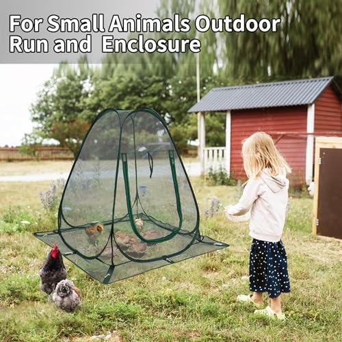 Pop up Garden Netting Cover Plant Guard Cover with 8 Stakes Bird Plant Tent Protector for Vegetables Fruits Flowers (1, 36 * 36 * 39 inch) - Image 6