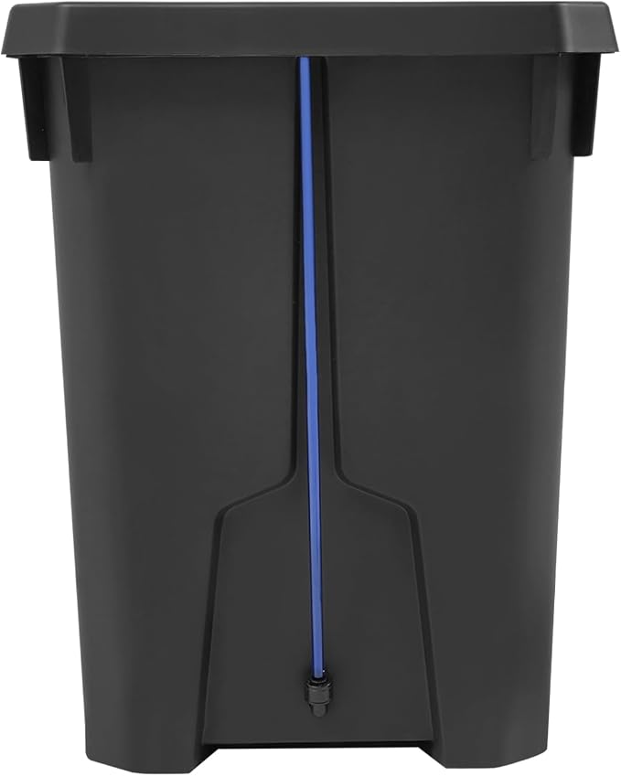 Hydroponics Growing System Kit, 7 Gallon Deep Water Culture Growing Bucket, Indoor Outdoor Recirculating Drip Garden System with Air Pump, Hose&Clay Pebbles for Leafy Vegetables