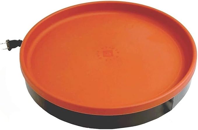 Farm Innovators BD-75 All Seasons 3 in 1 Outdoor 14 Inch Heated Birdbath with 3 Mounting Options, 75 Watts, Terracotta