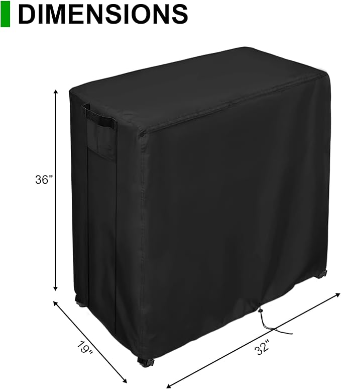 32 Inch Outdoor Potting Bench Cover for Patio Garden Cabinet with Storage | 32x19x36,Waterproof Dustproof Heavy Duty Oxford Fabric,for Woodnatrl Potting Table/ Gardening Wood workstation