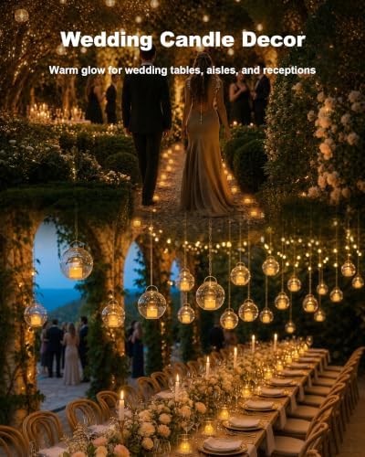 Homemory 24-Pack Remote Flameless LED Battery Tea Light Candles, 400+Hrs - Image 5