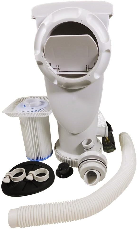 Summer Escapes Polygroup SFX1500 Filtration Pump with Vacuum Adapter for Above Ground Pools