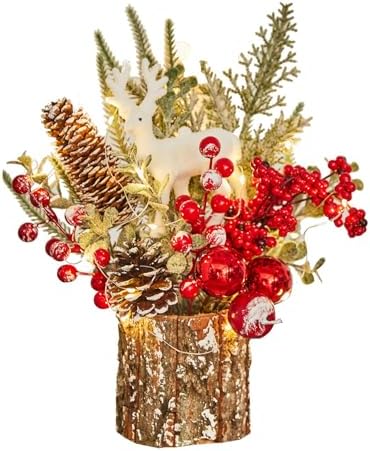 Xmas Decor Stump Small Christmas Tree by MYELLU