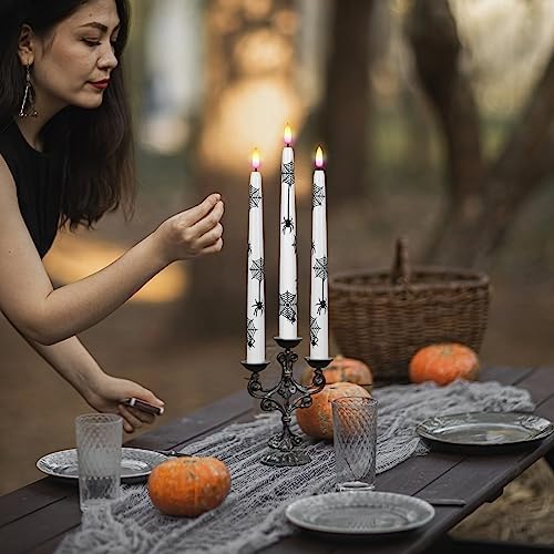 Wondise Halloween Flameless Taper Candles with Remote & Timer - Image 3
