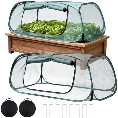 2 Pack Garden Netting for Raised Beds, Plant Covers for Outdoors by Unknown