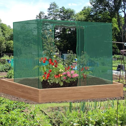 8'x4'x6' Crop Cage Plant Protection Netting Tent | Easy Installment Mesh Tent with Zippers for Vegetables Fruits and Plant | Suitable for Garden Yard and Lawn - Image 3