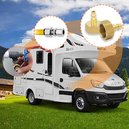 Hooshing 2PCS Winterize Blowout Adapter 1/4"Quick Connect to 3/4"GHT Female - Image 5