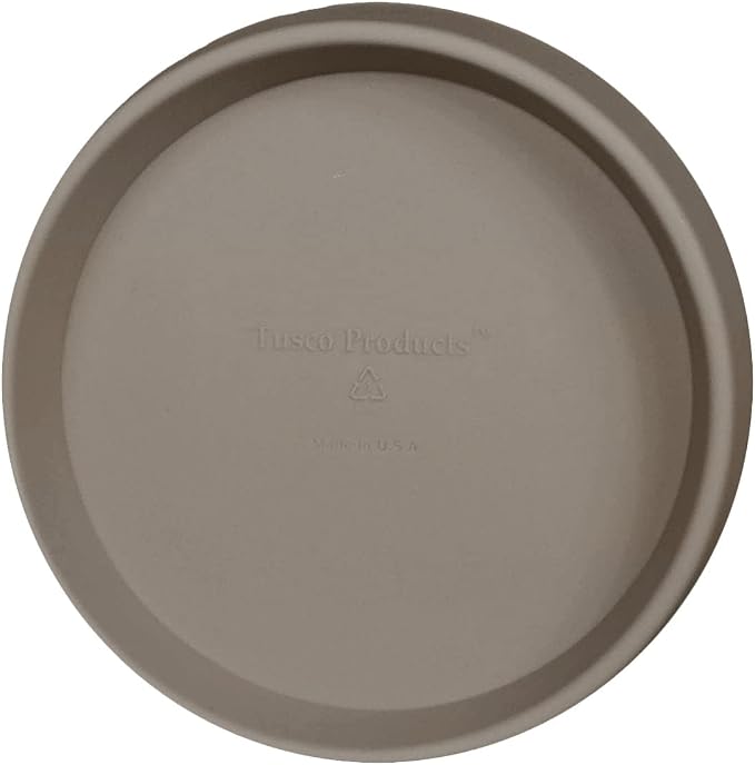 Tusco Products Round Saucer Planter Tray, 26-inch, Safari