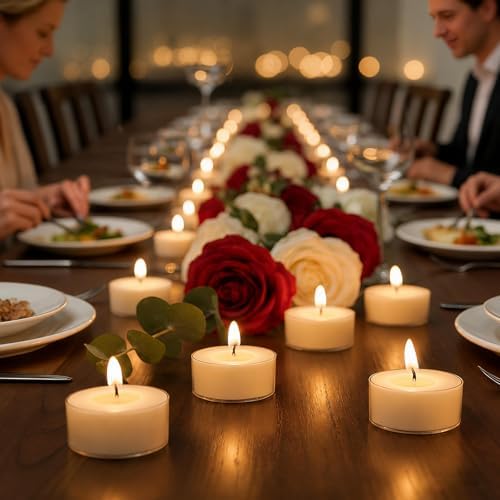 Tea Lights Candles, Votive Candles Bulk 25 Pack, 4 Hour - Image 6