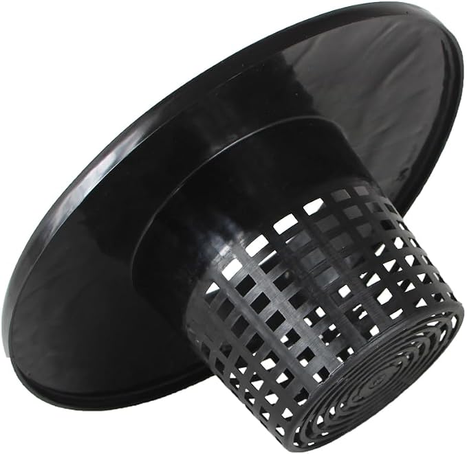 6 in. Wide Lip Bucket Basket (Pack of 5) | 5 Gallon Bucket Lids for DWC, Net Pots for Hydroponics