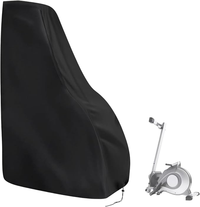 Rowing Machine Cover, Rower Outdoor Cover for Concept 2 Rowing Machine Waterproof Row Machine Cover for Hydrow Rowing Machine, Dustproof Fitness Equipment Protective Cover