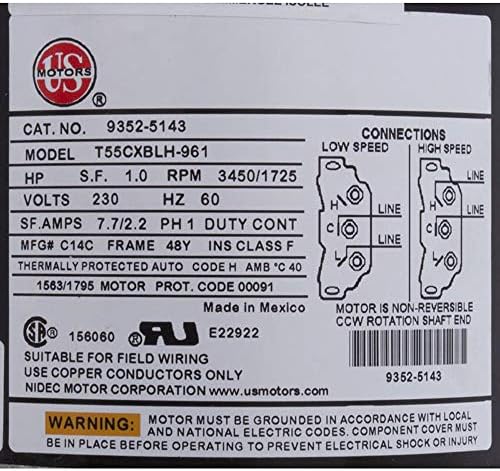 Gecko Aqua-Flo 06115517-2040 Flo-Master 1.5 Horsepower 2 Speed 230 Volts Xp2 Spa Pump