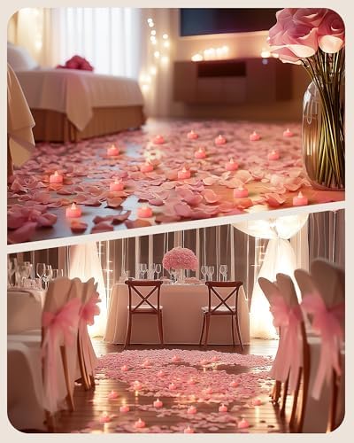 Amagic 12Pack Pink Flameless LED Tea Lights Candles Battery Operated - Image 5