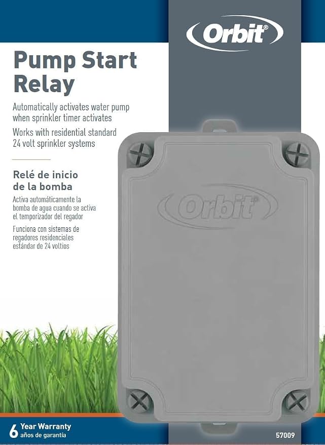 Orbit 20 Pack Sprinkler Pump Relay, Well Pump, Irrigation System Pump Start - 57009
