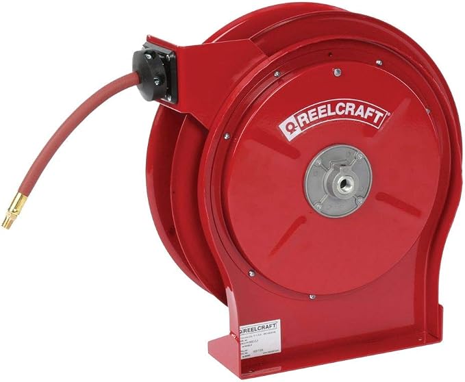 REELCRAFT 5650 OLP 3/8INX50 300 PSI Premium Duty All Steel Spring Retractable Compact H