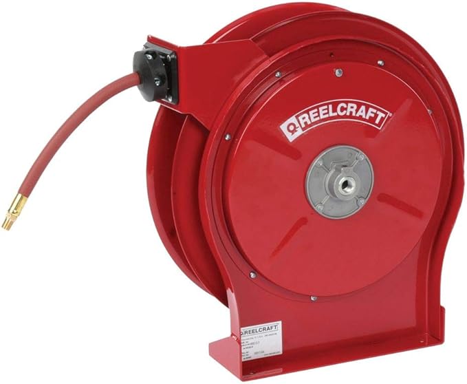 Reelcraft 5650-OLP - 3/8" x 50 ft 300 psi, Air/Water Reel w/ 1/4" NPT(M) Hose End with