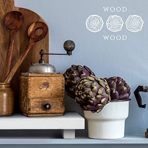 Nuogo Wood Pedestal Riser Stand for Kitchen Soap Tray,12 X 7 Inch,White - Image 4
