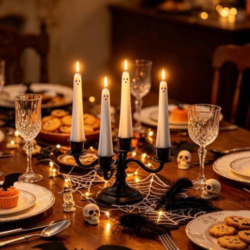 Ghost Flameless LED Taper Candles Battery Operated Remote Timer - Image 7