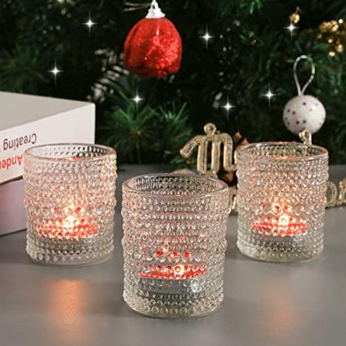 12 Pack Votive Candle Holders, Clear Tea Light Candle Holders for Home - Image 6