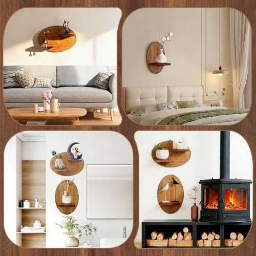 Candle Wall Sconces Set of 2 Rustic Candle Holders - Image 7