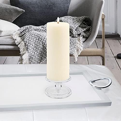 Root Candles Unscented Pillar Candles Beeswax Enhanced Textured Timberline™ Pillar Candle, 3 x 9-Inch, Ivory - Image 2