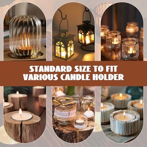 Soy Tea Lights Candles 100 Pack,4 Hours Long Clean Burning,Natural Soy Wax - Image 6