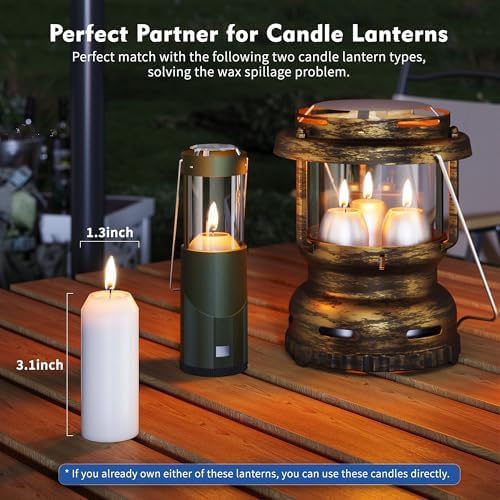 10Pack Emergency Candles for Power Outages, 15H White Candle, 3" Unscented - Image 4