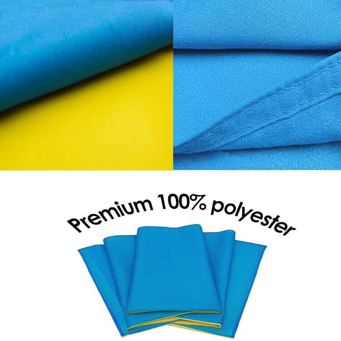 AhfuLife Ukraine Flag 3x5 Ft 4 PCS, Large Ukrainian Flags for Outside - Double Sided with Brass Eyelets for World Cup Party Decorations, Bar Garden Street Decoration Indoor Outdoor