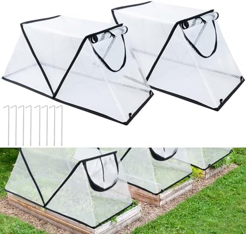 2 Pcs Garden Covers for Raised Beds Garden Protection from Animals 31×13×14 by Mofuiry
