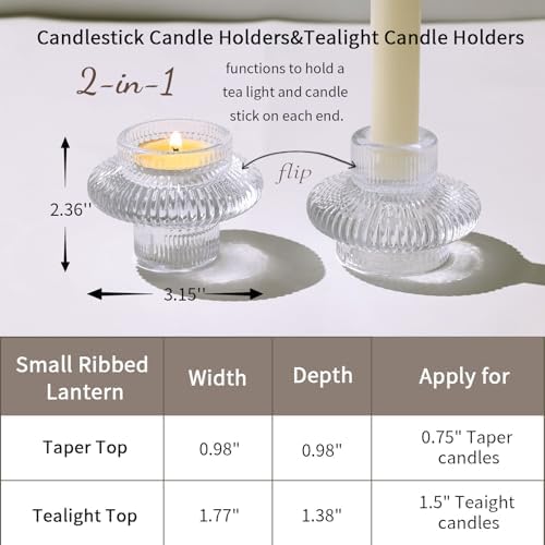 Candle Stick Holder Set of 8, Taper Candle Holders - Image 6