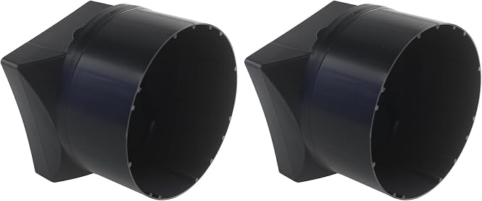 S97014185 for Broan 4" Damper/Duct Connector, Fits for Broan Various Models Duct Adapter Replacement, Exhaust Fan Damper Replacement (Pack of 2)