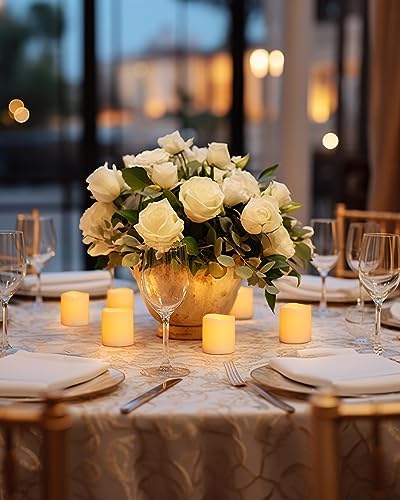 Homemory 12 Pack Flameless LED Votive Tealight Candles with 6 H Auto Timer - Image 6