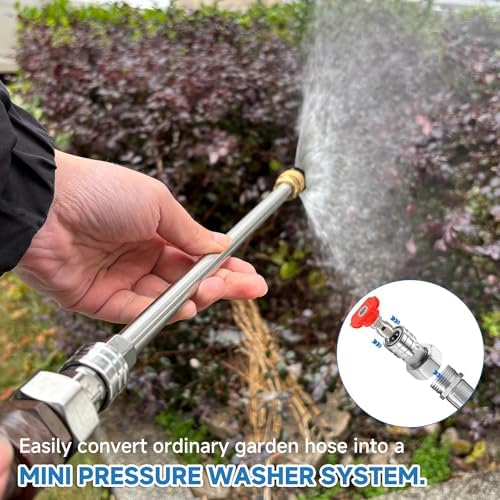 Garden Hose to Pressure Washer Adapter, 3/4" GHT to 1/4" - Image 2