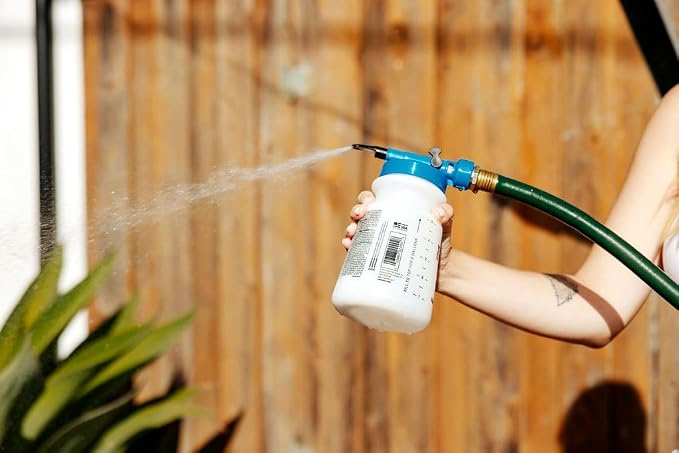 Mosquito Magician Hose End Sprayer with 1 Gallon Liquid Concentrate – Outdoor Mosquito Killer, Flea Yard Spray, Fire Ant Control, Safe for People & Pets, Mosquito Repellent for Lawn, Patio & Plants